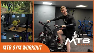 MTB Fitness Gym Workout - HIDEOUS Mountain Bike Training Session In The Gym
