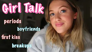 answering your tmi girl talk questions | periods, boyfriends, breakups