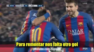 Canción Barcelona   PSG 6 1 Parodia Enrique Iglesias  Subeme la radio 1