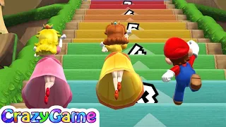 Mario Party 9 Step It Up - Shy Guy vs Mario & Peach & Daisy Gameplay (1 vs Rivals, Master CPU)
