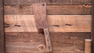 Antique Henckels Meat Cleaver Restoration