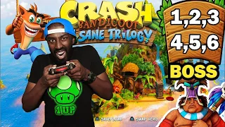 تختيم كراش الجزء الاول | Crash Bandicoot N. Sane Trilogy 1