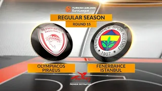 2016.12.29 - Olympiacos Piraeus vs Fenerbahce Istanbul 71-62 (Euroleague 2016-17, RS, Game 15)