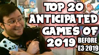 Gor's Top 20 Most Anticipated Games of 2019 (Before E3 2019)