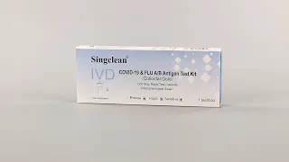 Singclean COVID-19 & FLU A/B Antigen Test Kit ( Colloidal Gold )