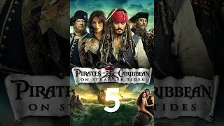 All Pirates of the Caribbean movies ranked