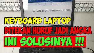 cara mengatasi keyboard jadi angka