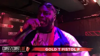 Gold T Pistol P Performs at Coast 2 Coast LIVE | NYC All Ages 6/20/19