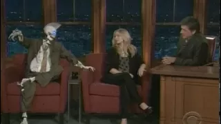 Kristen Bell Late Late Show with Robot Sidekick