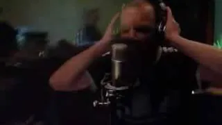 Holger recording "Fuck Your God"