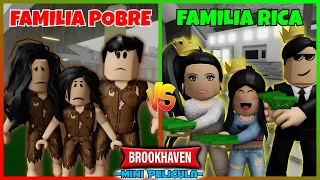 De FAMILIA POBRE a FAMILIA RICA - Brookhaven Roblox Mini Pelicula (Historias en español con Voces)