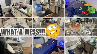 BEAUTIFUL BEFORE AND AFTER CLEAN WITH ME/ CLEANING MY WHOLE MESSY HOUSE/ *NEW* CLEANING MOTIVATION