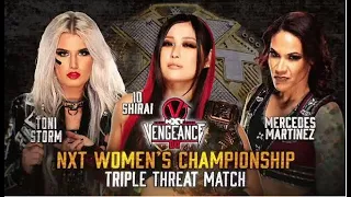 WWE 2K20 | NXT TakeOver: Vengeance Day Predictions | NXT Women's Championship | WWE 2K20 PPV Sim
