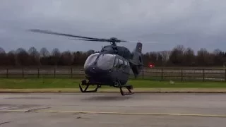 Landung einer H145M der Luftwaffe in Manching