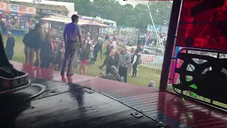 Terry athas waltzer on ride (2) hoppings 2022