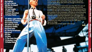 David Bowie Winnipeg sep 14 1983 ( audio )