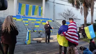 Two-year anniversary of Russian full-scale invasion of Ukraine: Rally held in Wilmington, NC