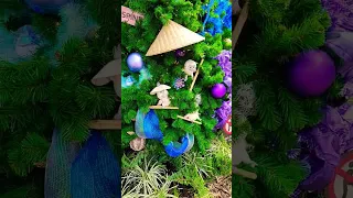 Raya and the Last Dragon Christmas Festival Tree at Disney Springs - Walt Disney World #short #new