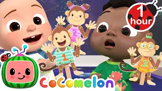 Five Little Monkeys Song with JJ and Cody | CoComelon Nursery Rhymes & Kids Songs