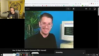 Reacting to how to reply to negative comments (90's tutorial)