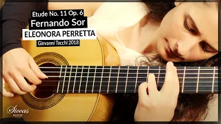 Eleonora Perretta plays Etude No. 11 Op. 6 by Fernando Sor on a 2018 Giovanni Tacchi