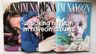 unboxing nayeon ‘im nayeon’ albums! (six copies)