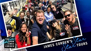 'Avengers: Infinity War' Cast Tours Los Angeles w/ James Corden