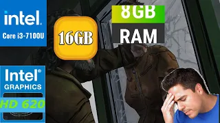 Gaming With 8GB Ram vs 16gb On Intel hd 620 Graphics That Cost $20