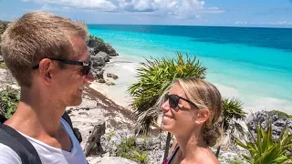 Start of our Mexico Roadtrip - Maya Ruins Tulum - german World Trip Vlog #267