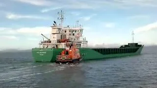 RNLI ARKLOW Comes t othe Aid of MV Arklow Rover 11 04 11