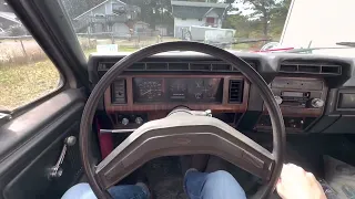 1981 f150 Ford 300 Inline 6 4.9 cold start and quick update.