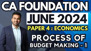 Fiscal Policy | Ch 7 Unit 3 Process of Budget making - 1 | CA Foundation Economics | CA Parag Gupta