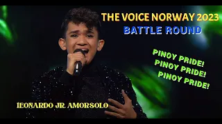 Leonardo Jr Amorsolo vs Ronja Bosy I'm Ready Sam Smith, Demi Lovato The Voice Norway 2023 #viral