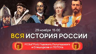 ВСЯ история России за 60 минут | ПОТОК