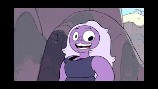 Amethyst sounds like talking backwards but if you put it on backwards it was like this