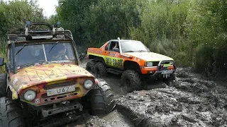 КРОМЕ УАЗа на БТРовских и Alfa Romeo 6X6 никто САМ не проехал off road 4×4