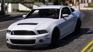 GTA V Realistic Driving MOD 2018 / Shelby Mustang GT500