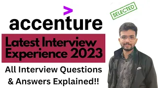 Latest Accenture Interview Experience 2023 | Ashish Selected | Whole Recruitment Process 🔥