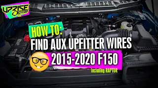 How To: Finding and Wiring Aux Upfitter Switches on 2015 - 2020 Ford Raptor.