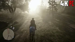 ► Red Dead Online - 4K RTX 2080 - Sunset sun rays Ray tracing