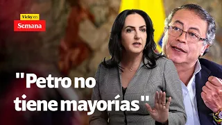 "Petro NO TIENE las mayorías si no es pagando": María Fernanda Cabal | Vicky en Semana