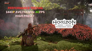 Horizon Forbidden West Complete Edition 2024 PC PORT PERFORMANCE TESTING | RTX 3060 LAPTOP GPU 100 W