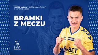 Bramki z meczu Motor Lublin - Garbarnia Kraków (05.11.2022)