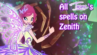 Winx Club - All Tecna's spells on Zenith🌐