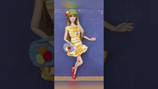 Barbie fashion crochet dress