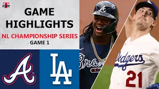 Atlanta Braves vs. Los Angeles Dodgers Game 1 Highlights | NLCS (2020)