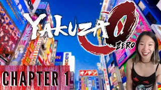 First time playing Yakuza 0 | Chapter 1 | Bound by Oath | Reaction | Twitch stream | Nodamochiiee