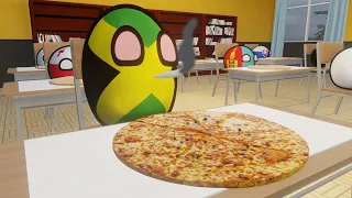 Countryballs School : Making Pizza 3 [3D Animation]