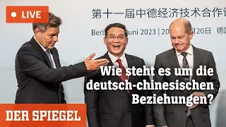 Livestream: Wie liefen die Gespräche mit dem chinesischen Ministerpräsidenten? | DER SPIEGEL