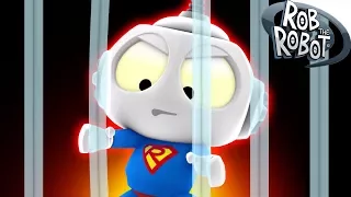 SUPERHERO PRISON | Preschool Learning Videos | Rob The Robot